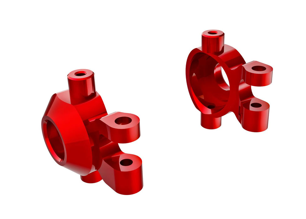 Traxxas 9737-RED Steering Blocks 6061-T6 Aluminum (Red-Anodized)Left & Right