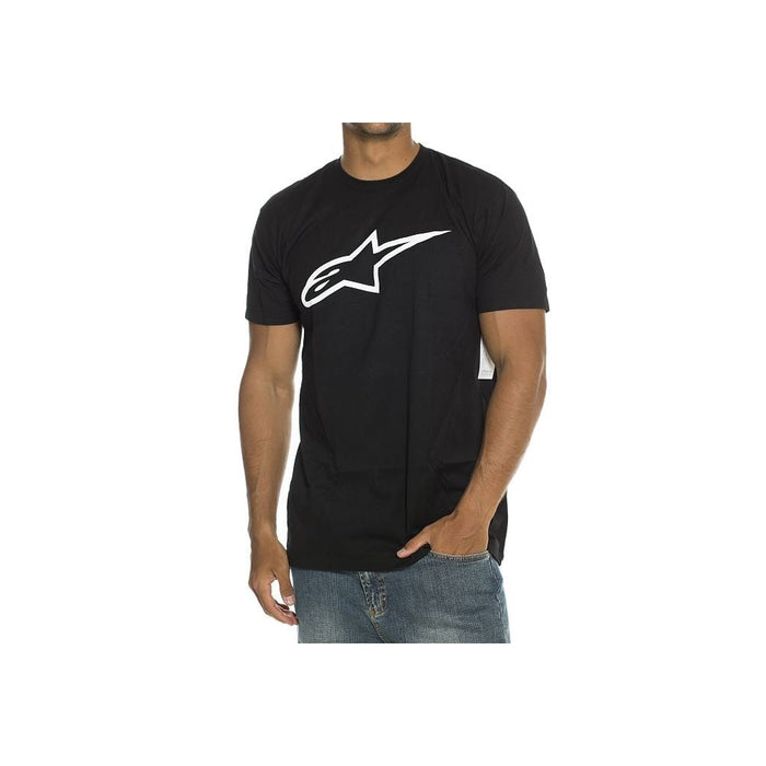 ALPINESTARS Men's Ageless Classic T-Shirt, Black/White, XX-Large