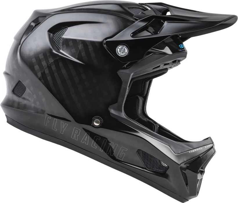 Fly Racing WERX-R Adult Carbon Cycling Helmet (Black, X-Small)