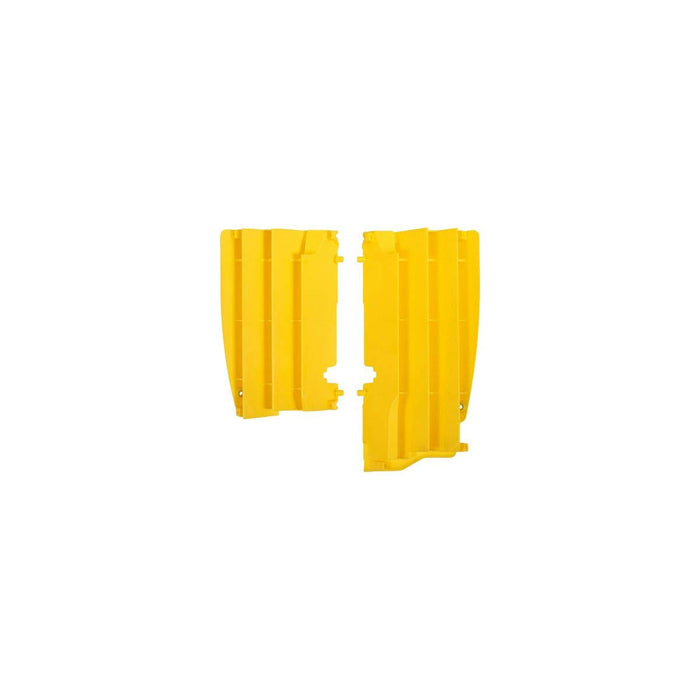 Polisport Radiator Louvers (Yellow) Compatible With 08-17 SUZUKI RMZ450