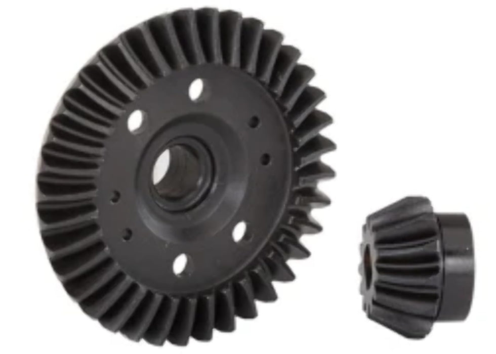 Traxxas Ring gear differential/ pinion gear differential (machined spiral cut) (rear)