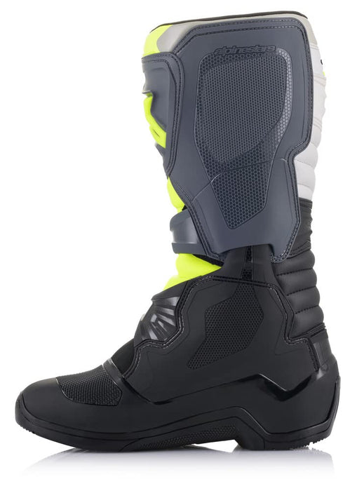 Alpinestars Tech 3 Boots Blk/Cool Grey/Ylw/Fluo Sz 16 (2013018-1055-16)