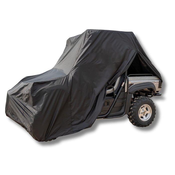 Dowco Guardian 26044-00 Indoor/Outdoor Water Resistant UTV Cover: Sport UTV, Black, Up to 115" Long