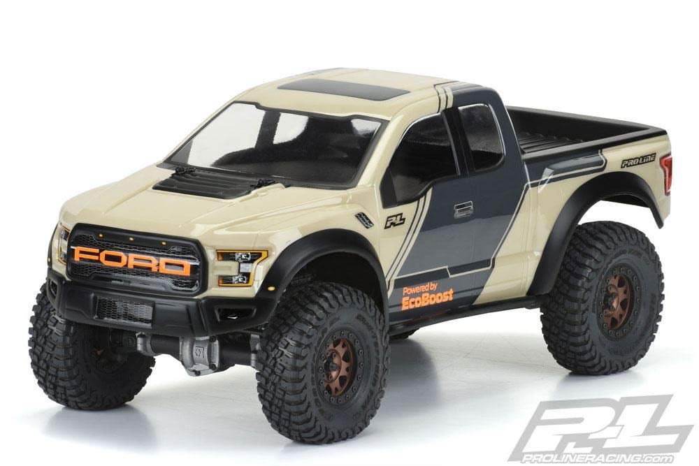 Pro-Line Racing 2017 Ford F-150 Raptor Clr Body 12.3 WB Crawlers PRO351600 Car/Truck Bodies wings & Decals