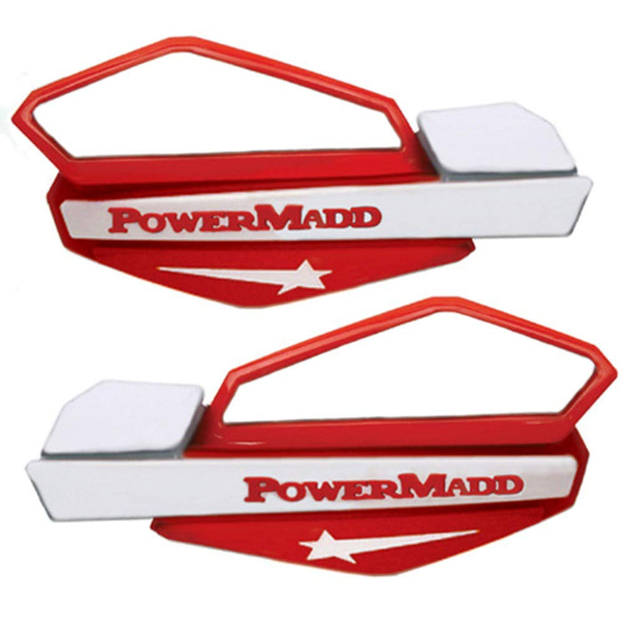 PowerMadd 34222 Star Series Handguard - Red/White