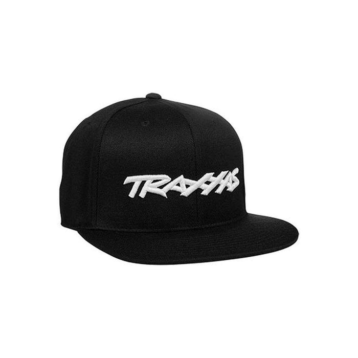 Traxxas 1183-Blk Snap Hat Flat Bill, Black 1183-BLK