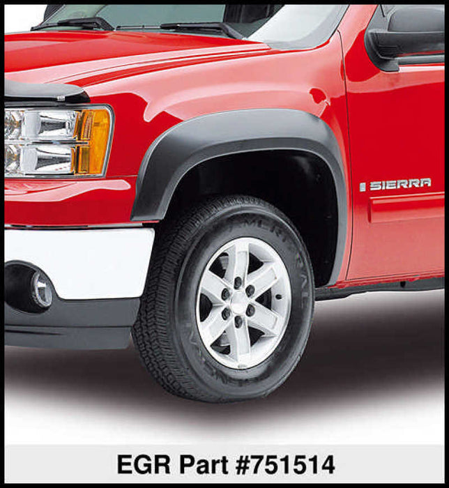 EGR 07-13 GMC Sierra LD 6-8ft Bed Rugged Look Fender Flares Set (751514) 751514