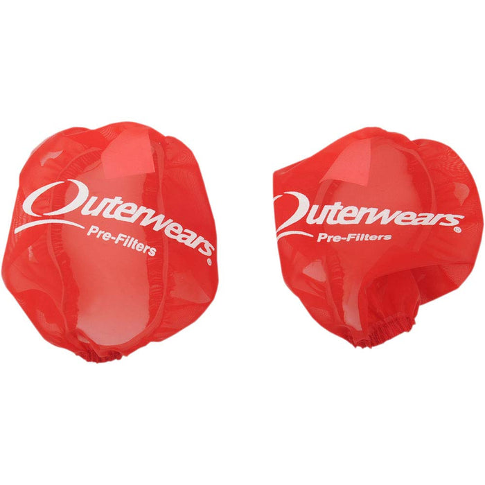 Outerwears 28-5891R Side Intake Pre-Filter Red