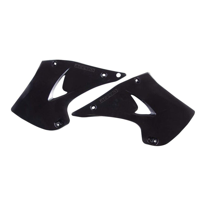 Acerbis Radiator Shroud Set (Black) for 03-07 Kawasaki KX250