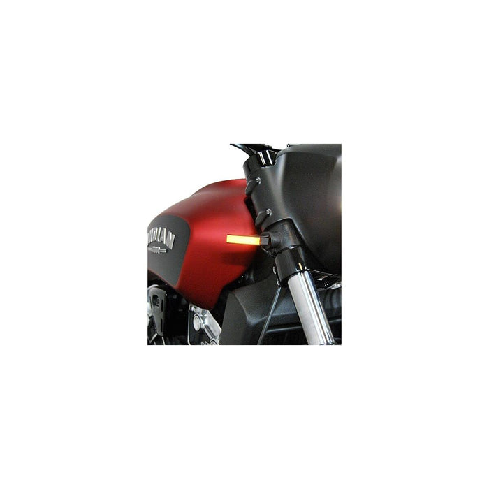 New Rage Cycles Front Turn Signals Compatible With Indian Scout Bobber (2018-Present)