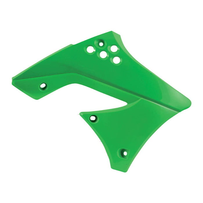 Acerbis Radiator Shroud Set (Green) for 06-08 Kawasaki KX250F