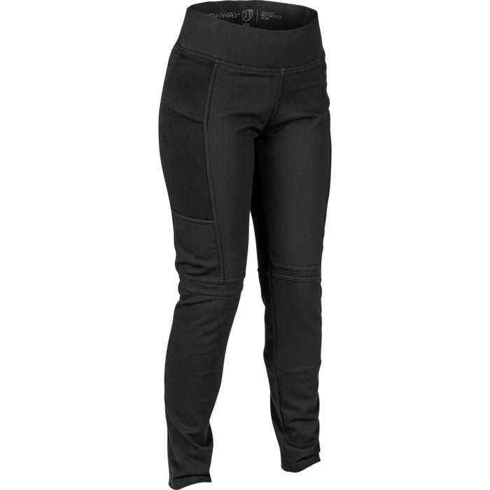 Highway 21 Women's Motorcycle Phoenix Leggings (Black, US 12)