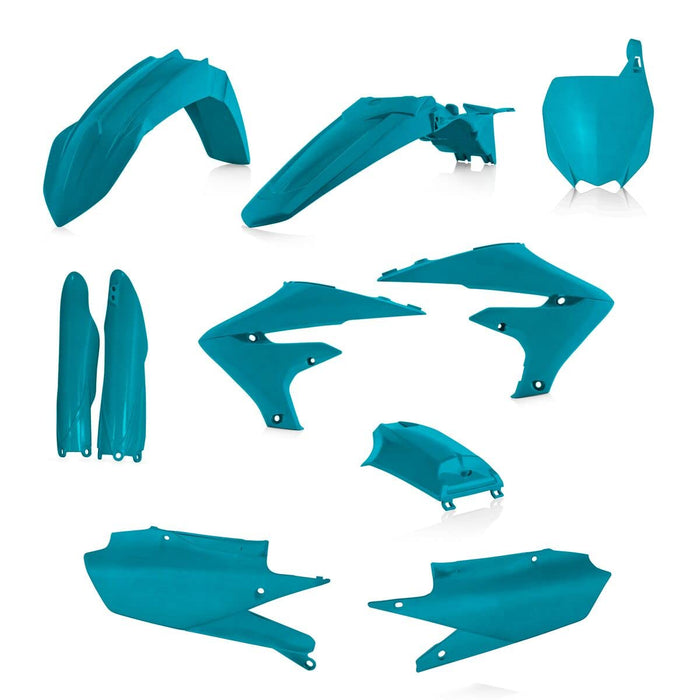 Acerbis Full Plastic Kit (Teal Metallic) For 19-22 YAMAHA YZ250F