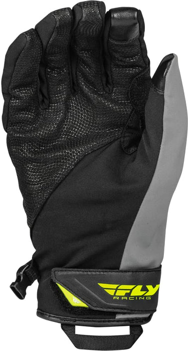 Fly Racing 2023 Snow Title Long Glove (Black/Grey/Hi-Vis, Large)