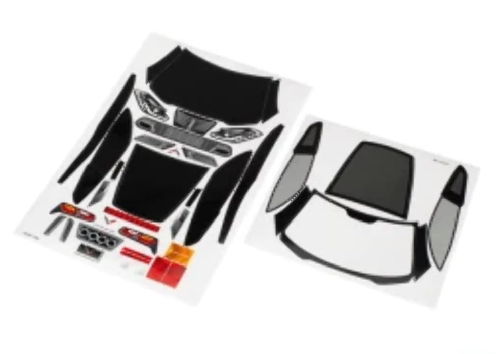 Traxxas TRA8387 Decal Sheets Chevrolet Corvette Z06