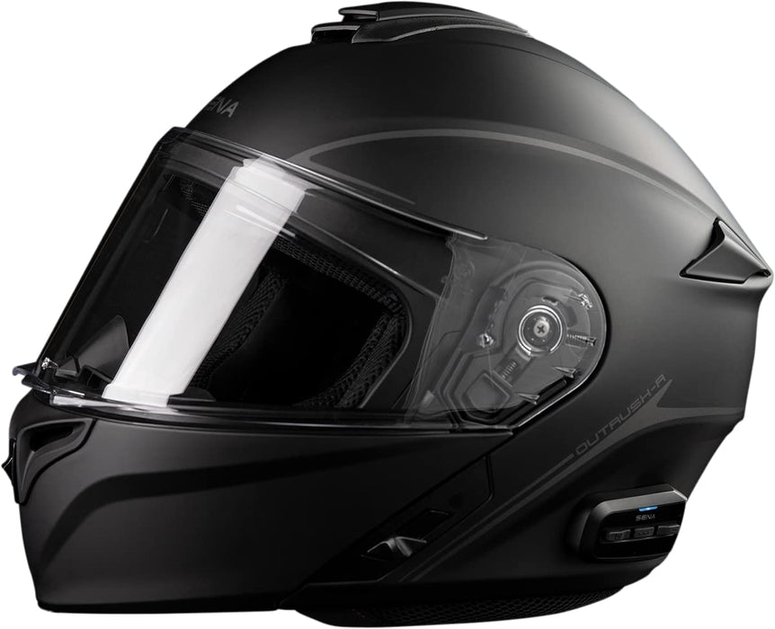 Sena Outrush R Solid Helmet X-Large Matte Black