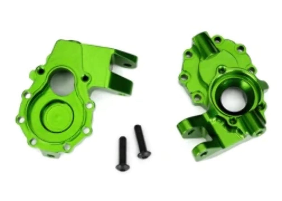 Traxxas 8252G Portal housings Inner (Front) 6061-T6 Aluminum (Green-Anodized)