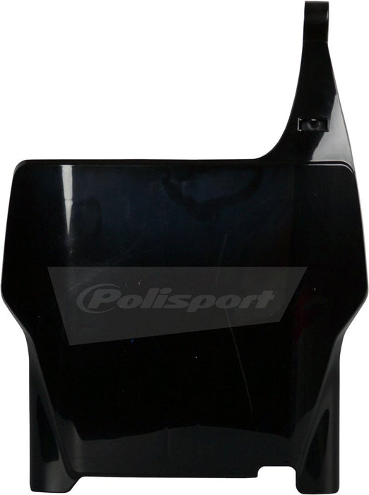 Polisport Front Number Plate Black - Fits: Honda CR125R 2004-2007