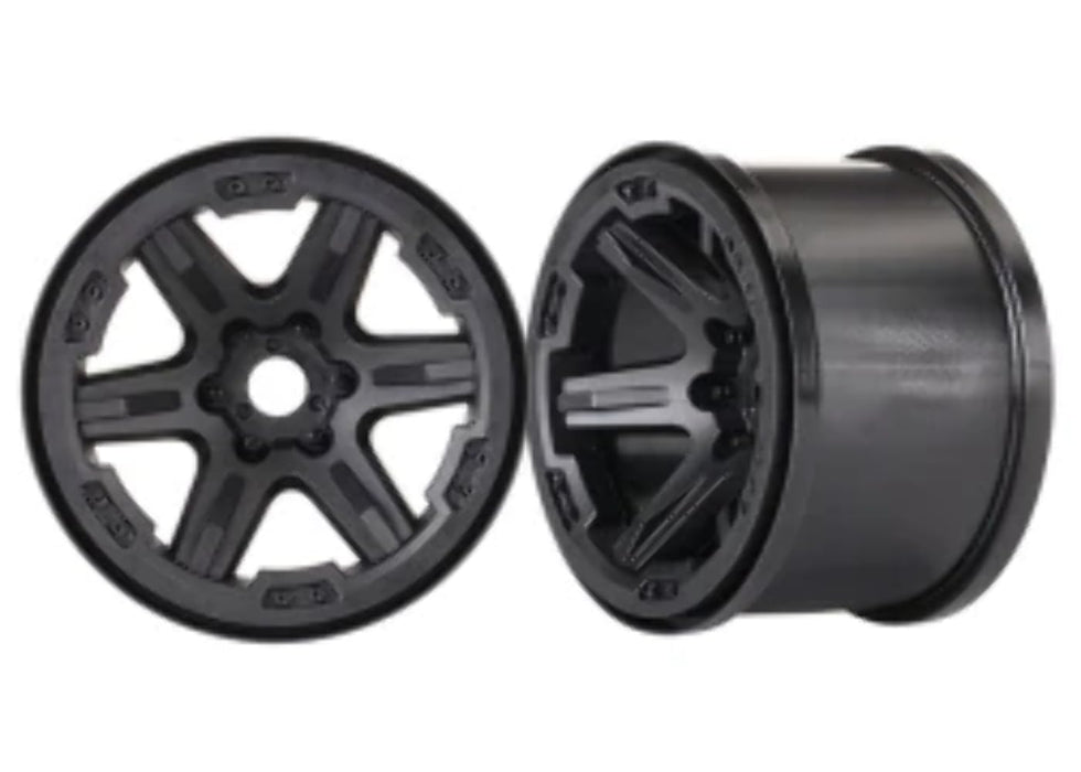 Traxxas 8671 3.8" Wheels Black