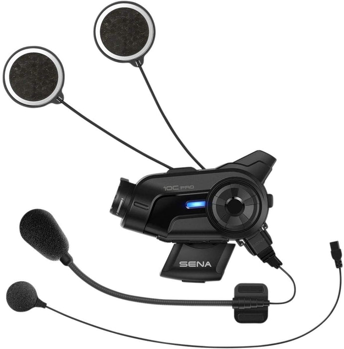 SENA 10C Pro Motorcycle Bluetooth Headset Camera and Communication System, Black (10C-PRO-01)