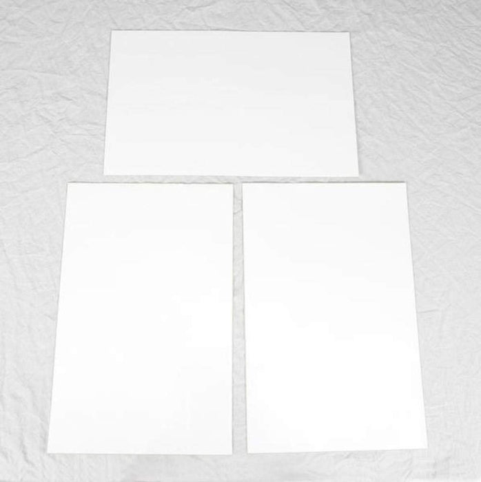 BACKGROUND SHEETS 12X17" WHITE 3/PK