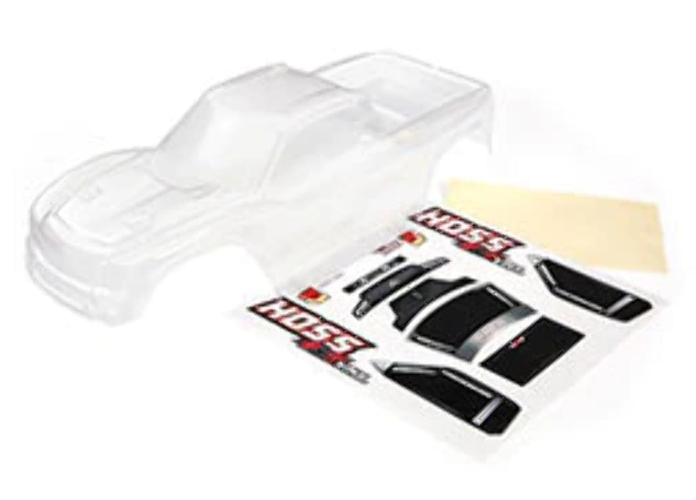 Traxxas 9011 - Hoss VXL 4X4 Body Clear & Decals