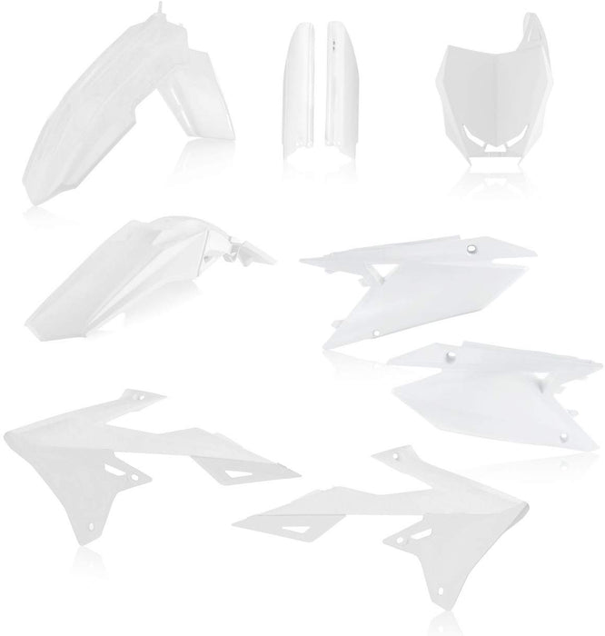 Acerbis Full Plastic Kit (WHITE) For 18-23 SUZUKI RMZ450