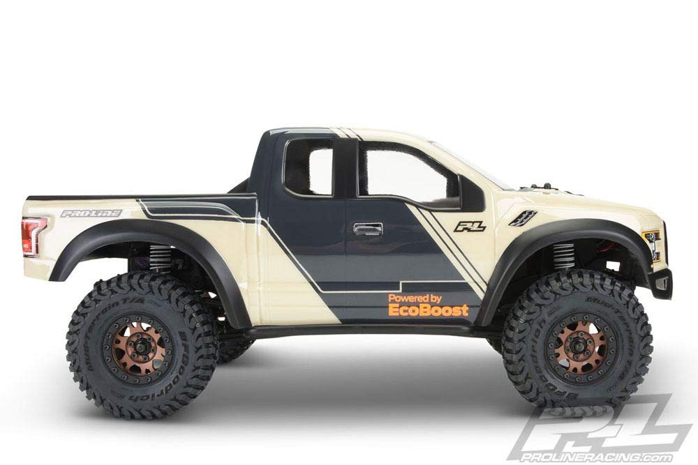 Pro-Line Racing 2017 Ford F-150 Raptor Clr Body 12.3 WB Crawlers PRO351600 Car/Truck Bodies wings & Decals