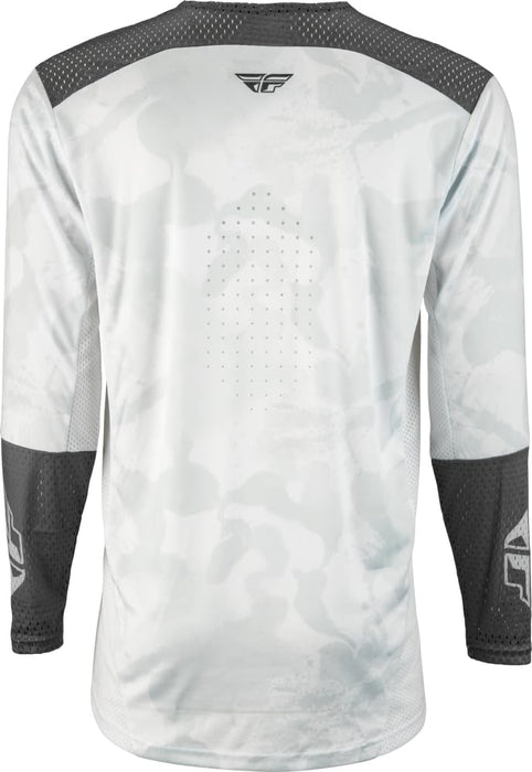 Fly Racing Adult Limited Edition Lite Stealth Jersey Medium White/Grey