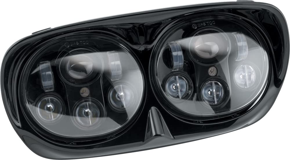 Letric Lighting Co. LLC-LRHP-BB Dual 5.75in. Projector LED Headlight Assembly - Black Housing