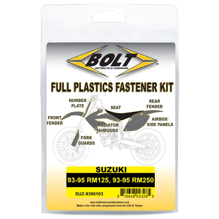 Bolt MC Hardware SUZ-9395103 Suzuki Body Work Fastener Kit