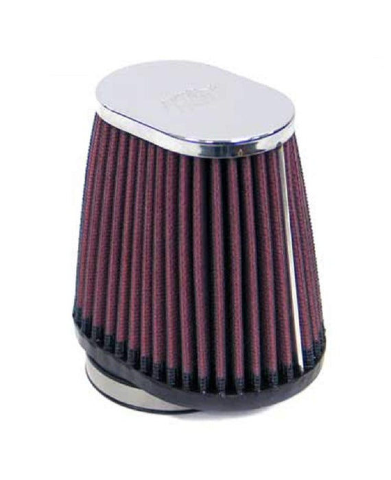 K&N Universal Clamp-On Air Intake Filter: High Performance, Premium Washable, Replacement Filter: Flange Diameter: 2.125 In, Filter Height: 4 In, Flange Length: 0.625 In, Shape: Oval Straight, RC-2900