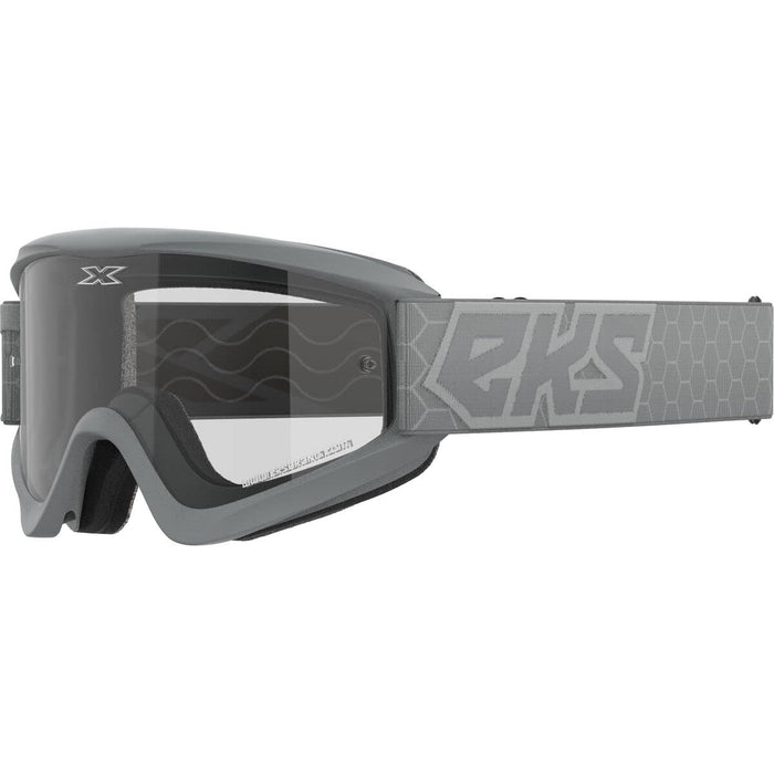 EKS Brand GOX Flat Out Clear Goggles OSFA Gray