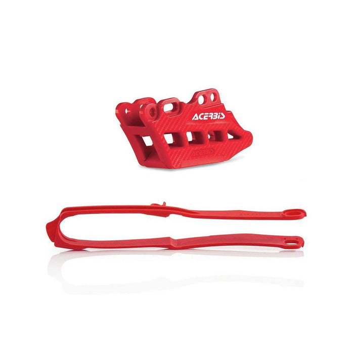 Acerbis 2.0 Chain Guide And Slide Kits - Red (2742640227), One Size