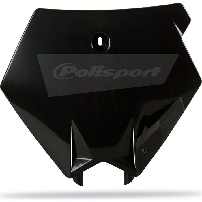 Polisport Front Number Plate Black Black 8660900001