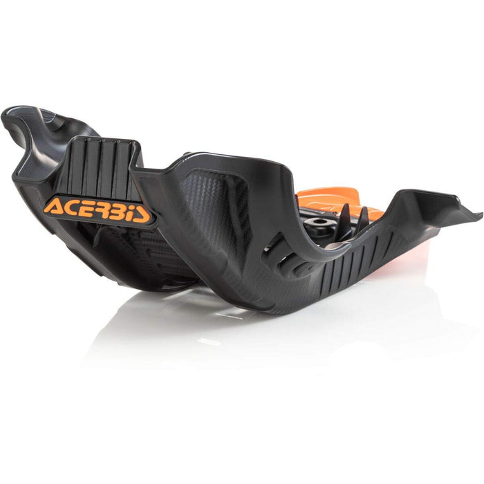 Acerbis Skid Plate (BLACK/16 ORANGE) For 19-22 KTM 350XCF