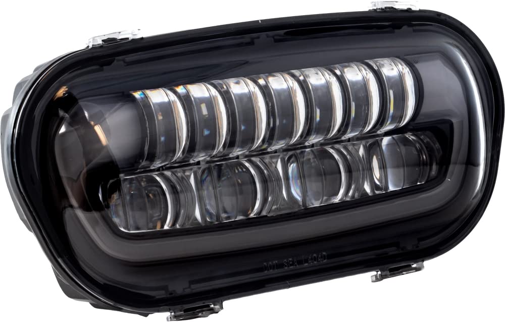 Letric Lighting Co. LLC-FBDH Hammerhead LED Headlight - Black/Chrome