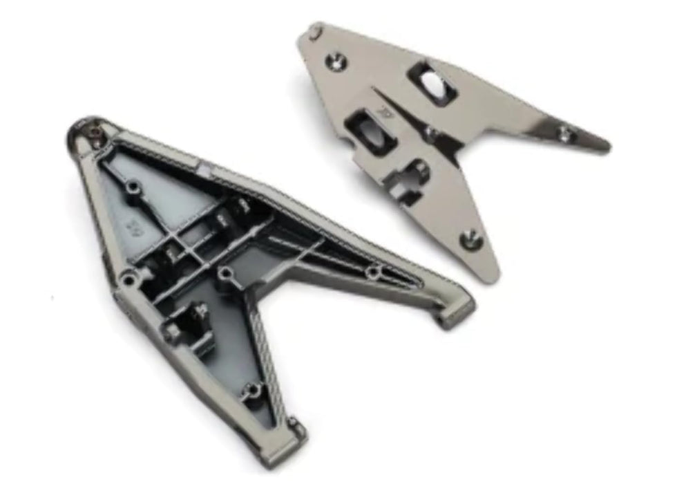 Traxxas Right Lower Assembled Suspension Arm (Satin Black Chrome-Plated)