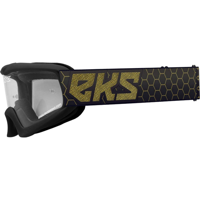 EKS Brand X-Grom Youth Goggles OSFM Black/Gold Metallic