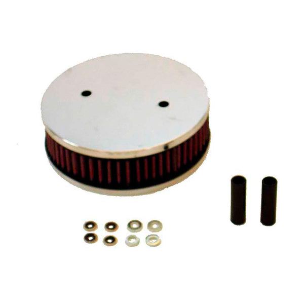 K&N Custom Round Racing Assembly Red 5.875in OD x 3.25in Height 56-1410