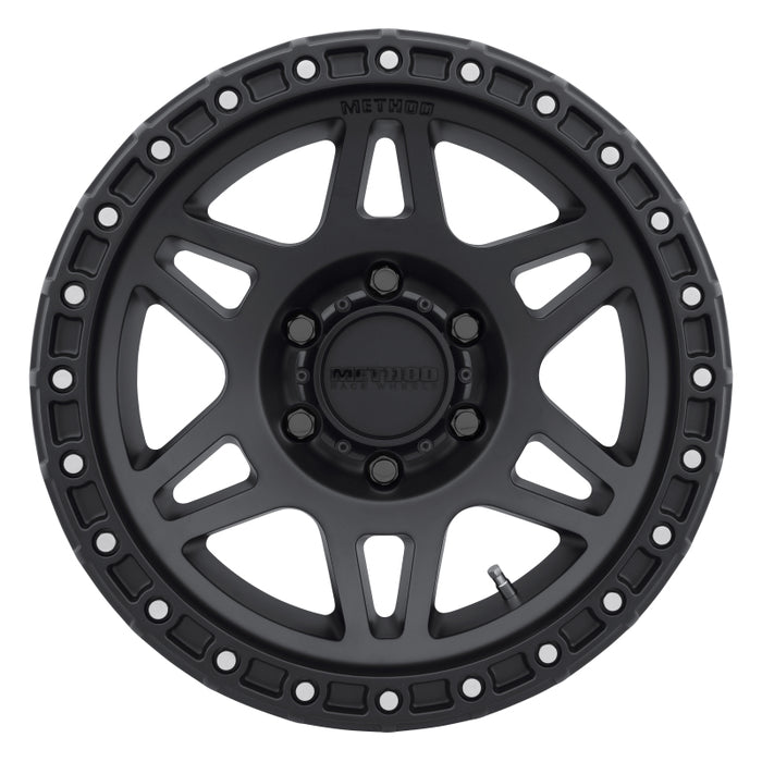 Method MR312 17x8.5 0mm Offset 6x120 67mm CB Matte Black Wheel MR31278562500