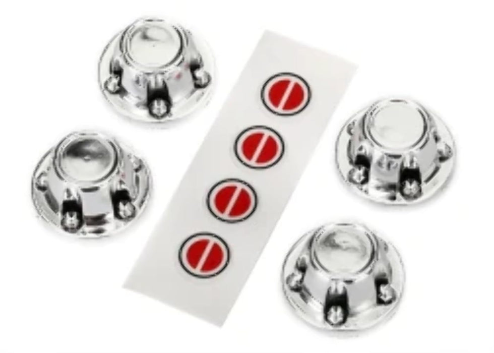 Traxxas 8176 Center Caps Chrome