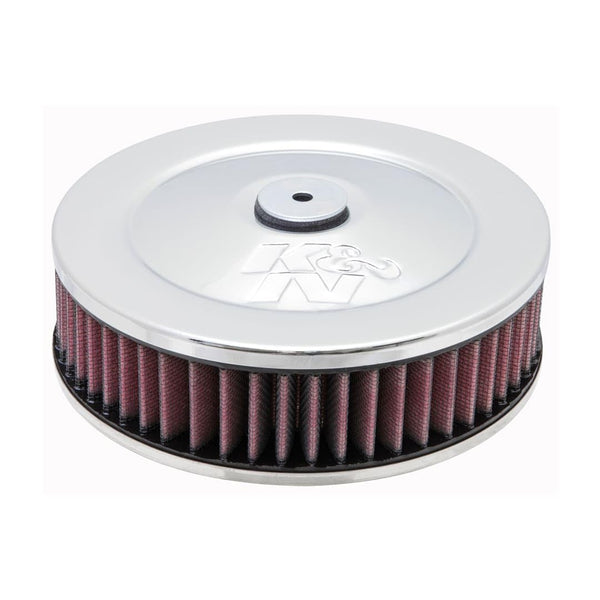 K&N 2-5/8in Flange 7in Diameter 3in Height Round Air Filter Assembly w/ Vent 60-1030