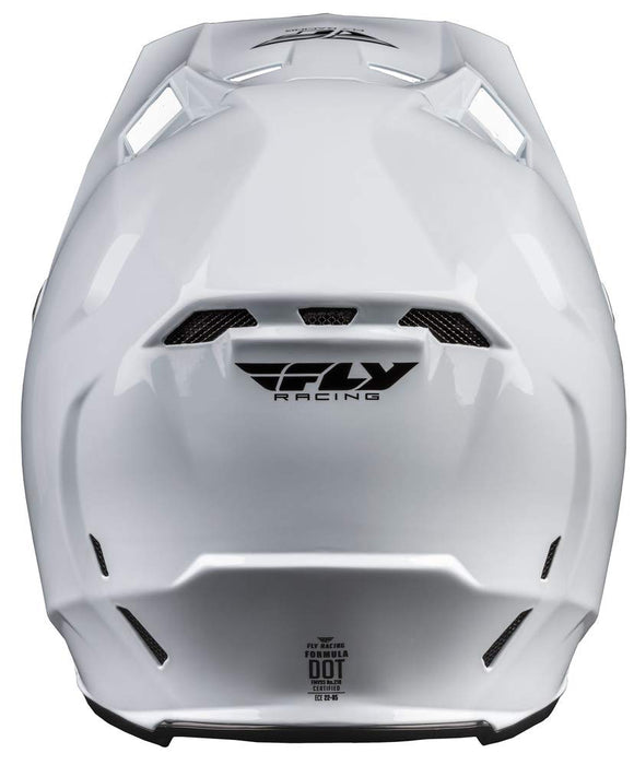 Fly Racing 2022 Adult Formula Carbon Solid Helmet (White, XX-Large)