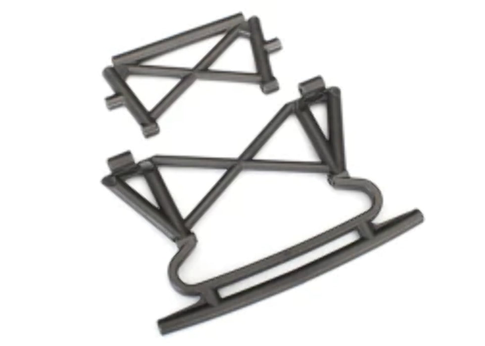 Traxxas 8535 Front Bumper and Support Black