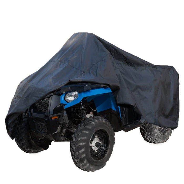 Dowco Guardian 26043-01 Indoor/Outdoor Water Resistant Reflective ATV Cover: Black, Universal Sport