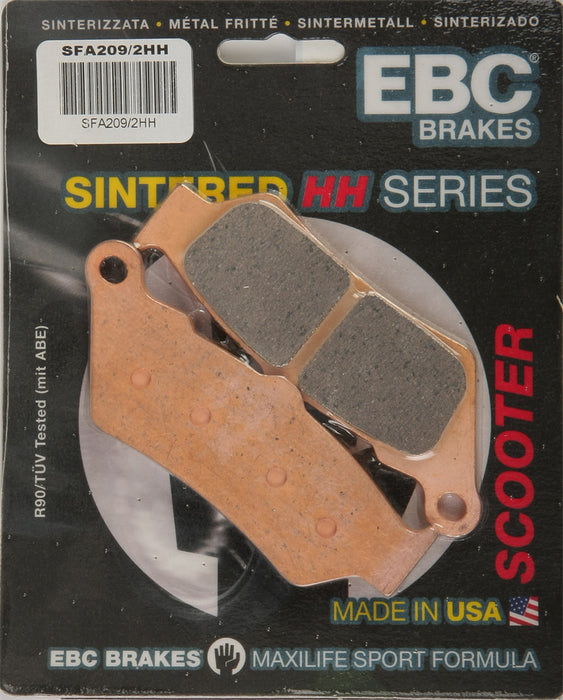 EBC Brakes SFA209/2HH Sintered Scooter Brake Pad