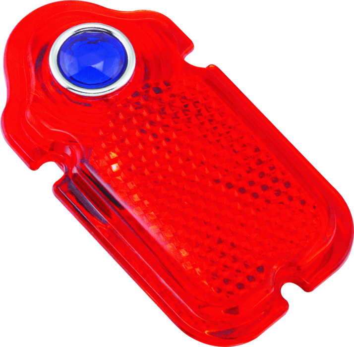 Bikers Choice Blue Dot Taillight Lens 47-54 Tombstone Replaces H-D 68090-47 410300