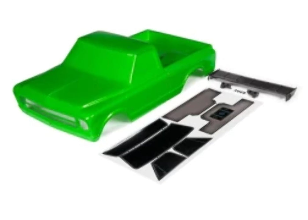 Traxxas 9411G Body Chevrolet C10 Green (Inc. Wing & Decals): Requires 9415