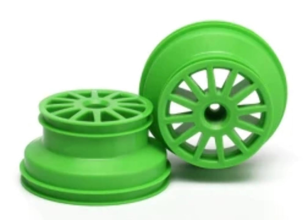 Traxxas 7472X Wheels Green (2): 1/10 Rally